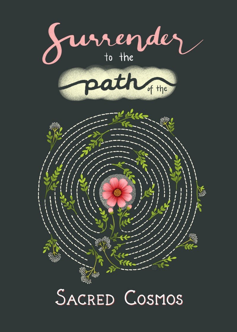 Surrender to the Path of the Sacred Cosmos Art Print product image (1)