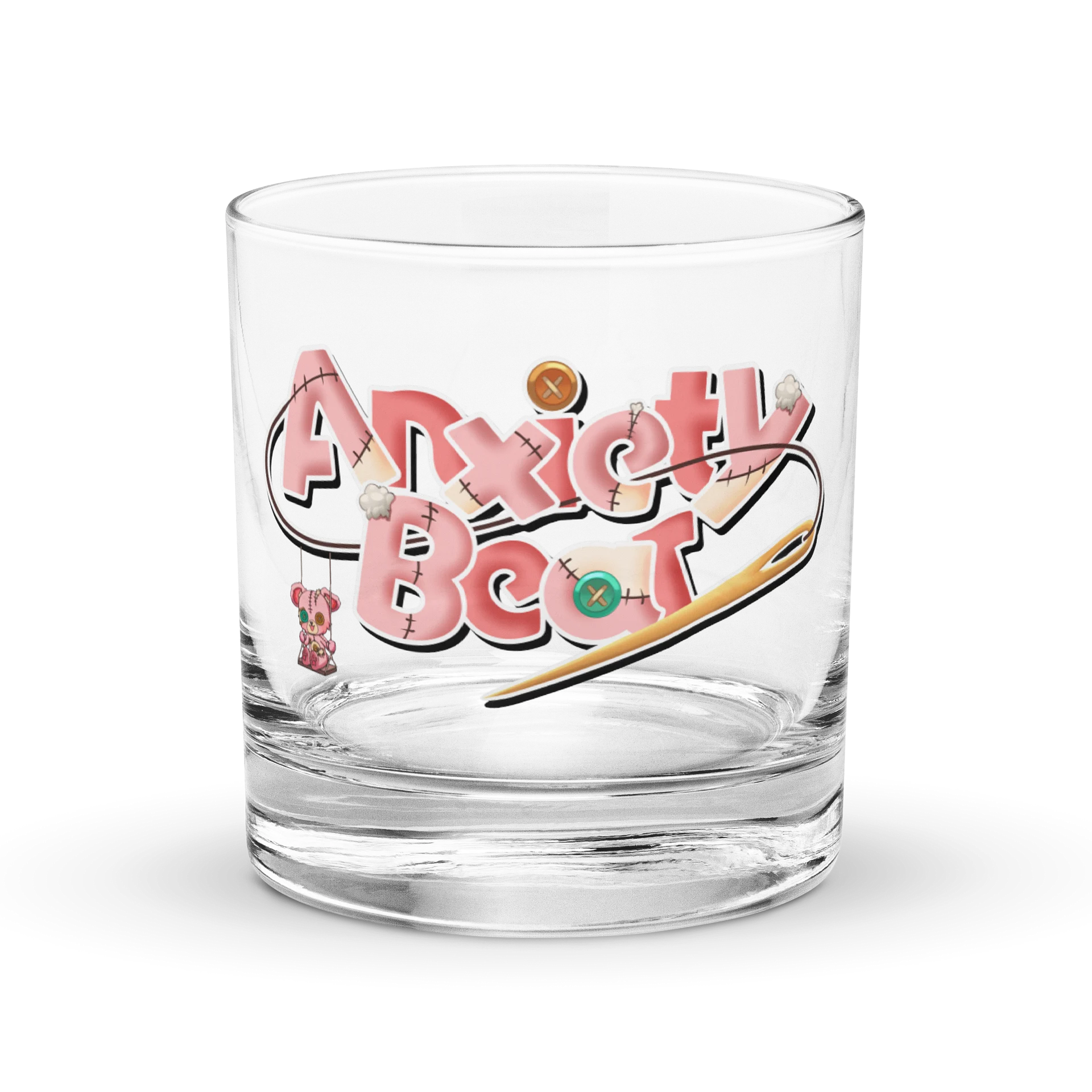 Anxiety Bear Spicy Drink Glass product image (1)