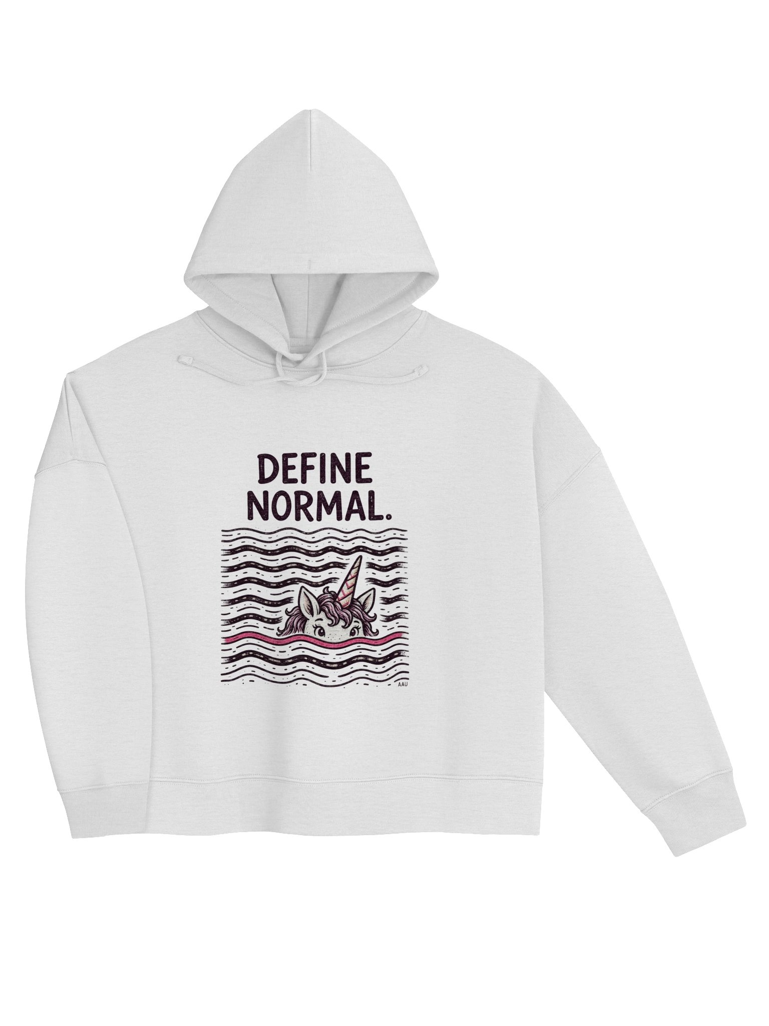 Define Normal, geophysically Crop Hoodie product image (3)