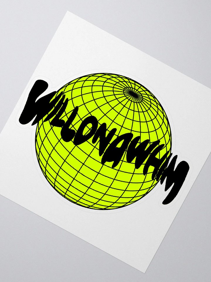WILLONAWHIM GLOBAL MIND STICKER product image (2)