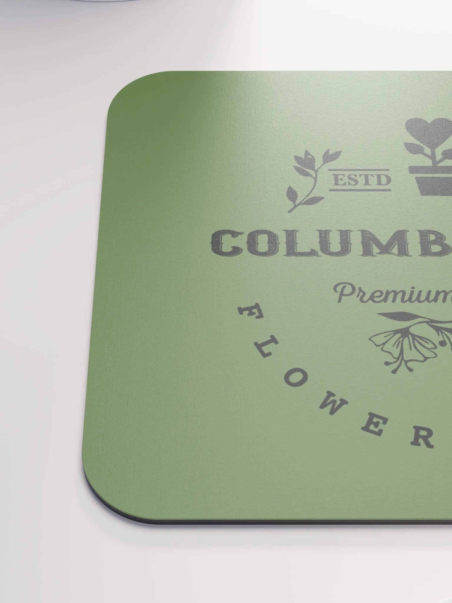 Columbia Road Market Mouse Pad (Green) product image (6)