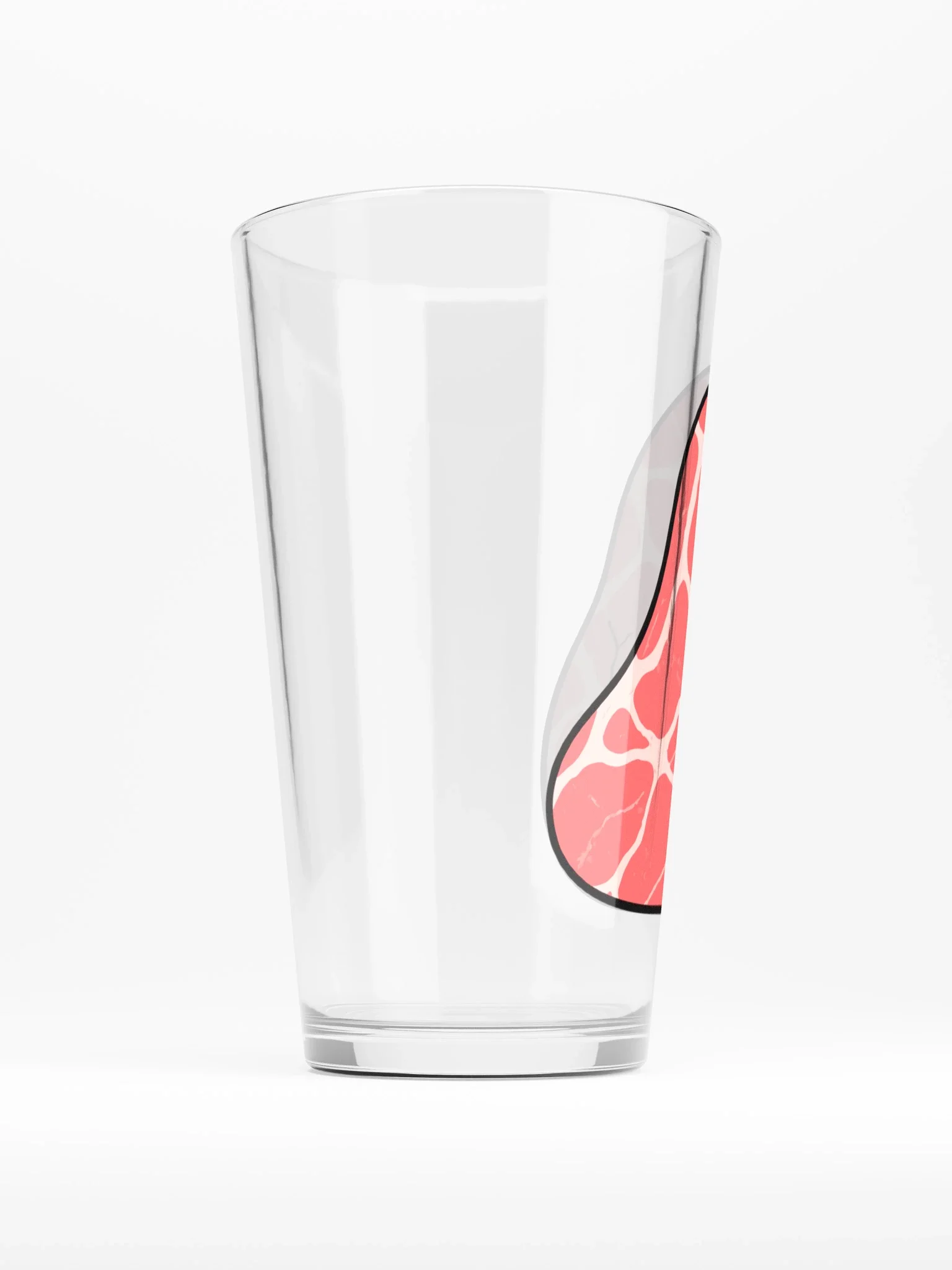 Steak Meat Shaker Pint Glass thumbnail 2