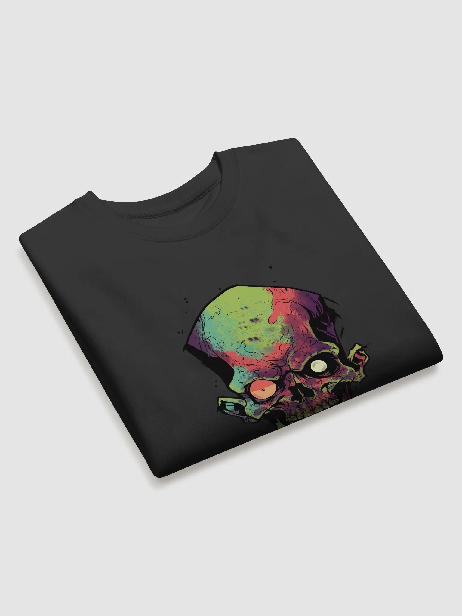 Psychedelic Skull Cotton Sweatshirt product image (3)