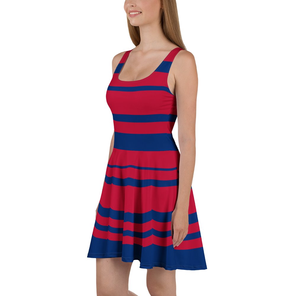 Blue & Red Stripe All-Over Dress product image (4)