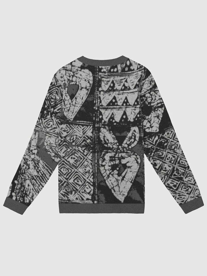Unity Print Knit Sweatshirt by Yelé with Charcoal Trims - Art-Inspired Symbolic Apparel product image (9)