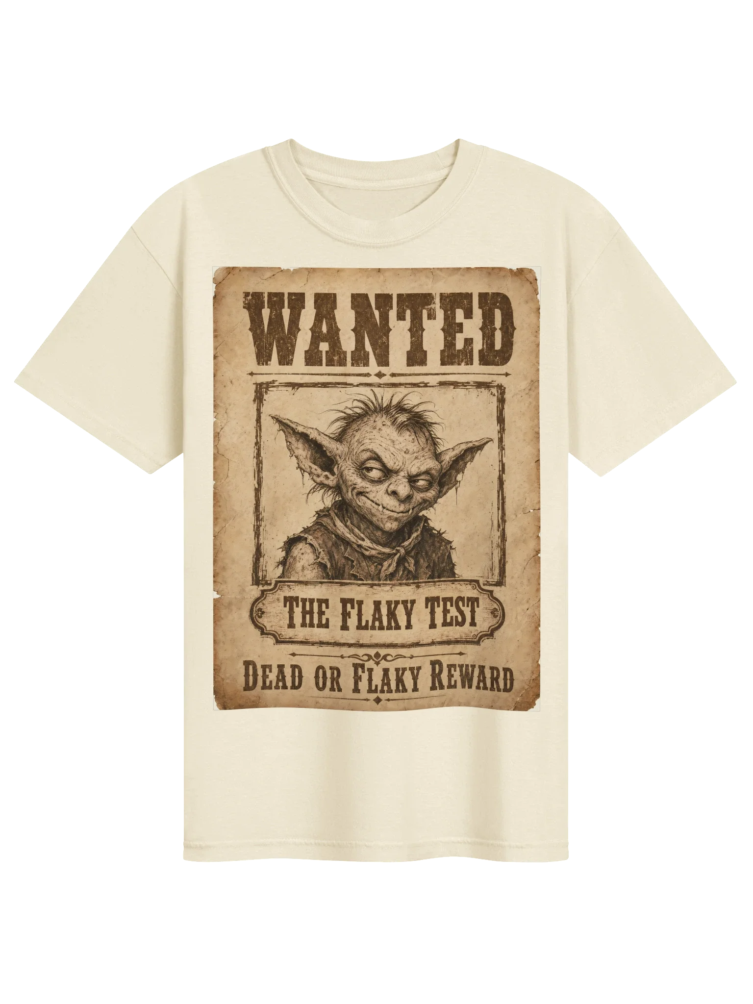 Wanted The Flaky Test Tee