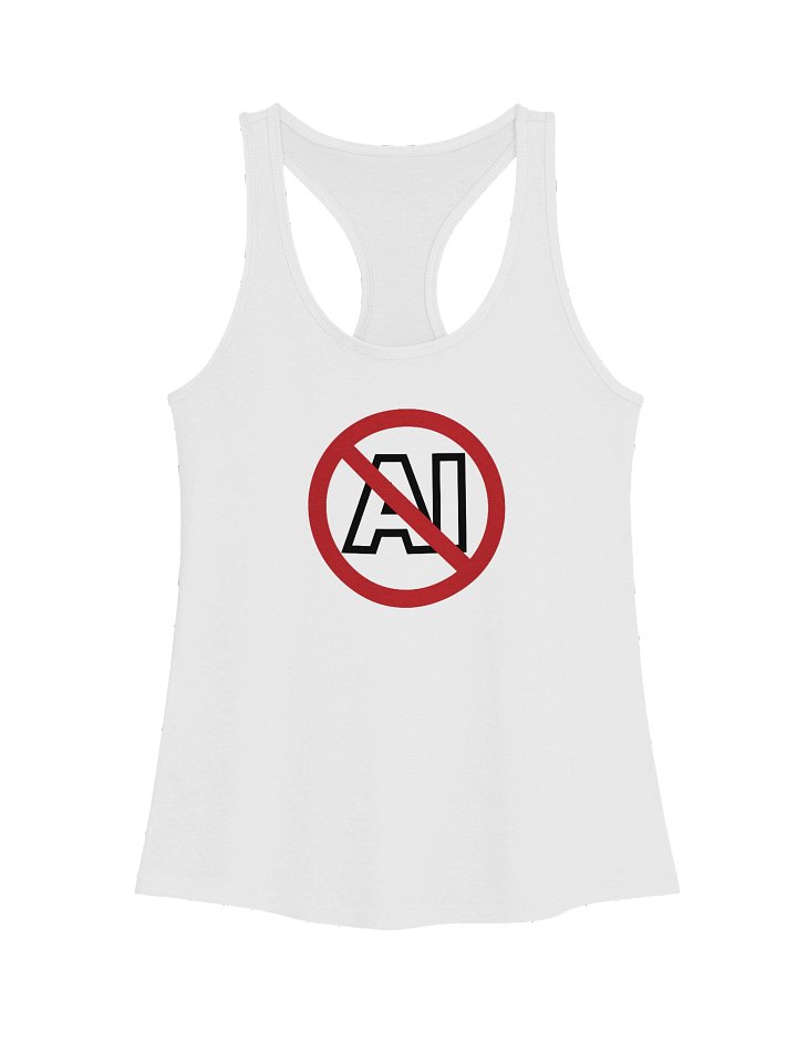 No AI Women's White Tank Top product image (1)