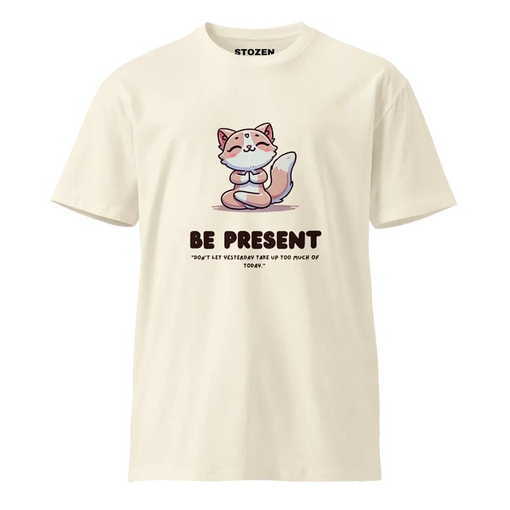 Zen Cat Reflection Premium T-Shirt product image (1)