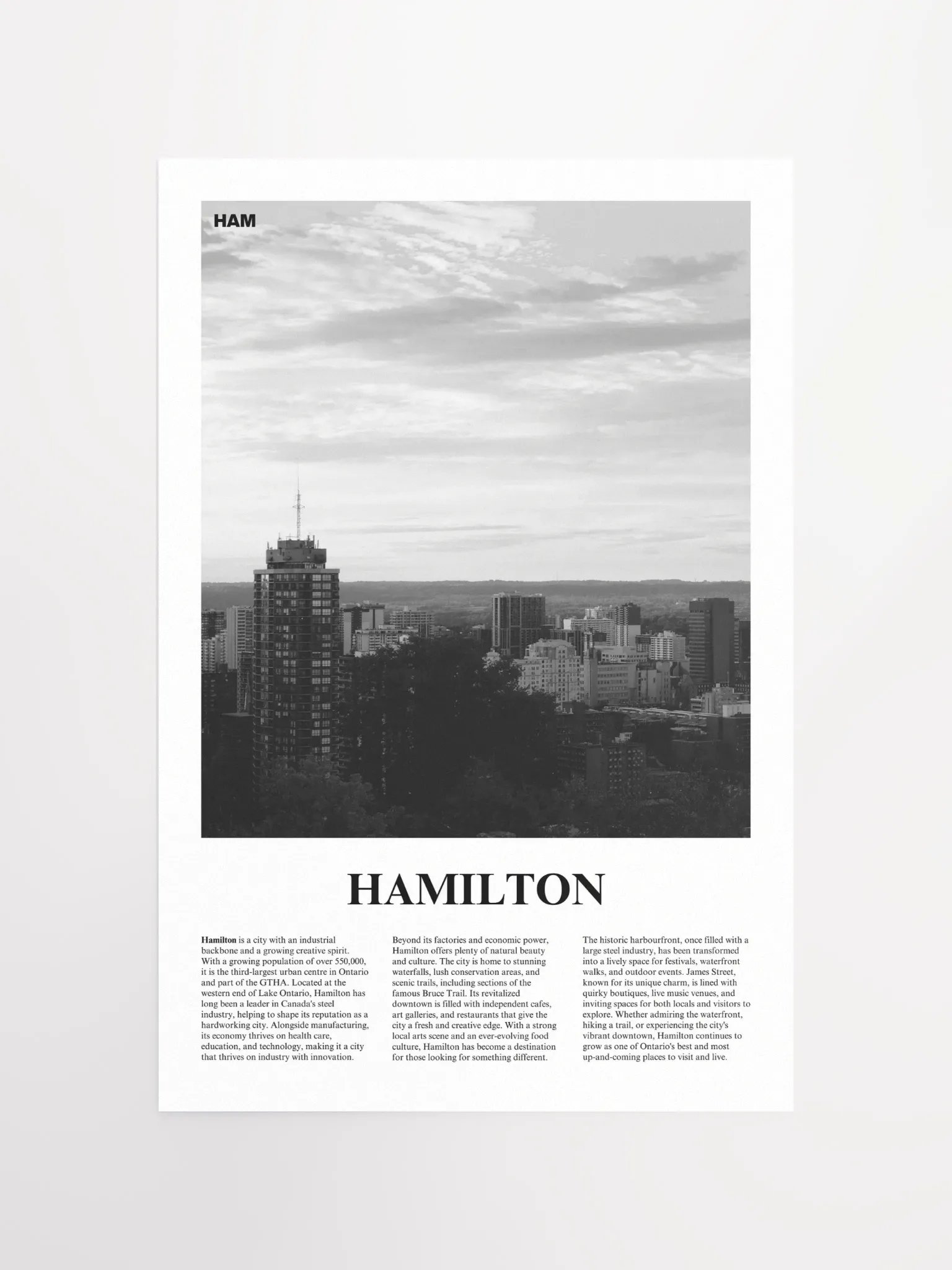 Hamilton 01 Newspaper Poster product image (11)