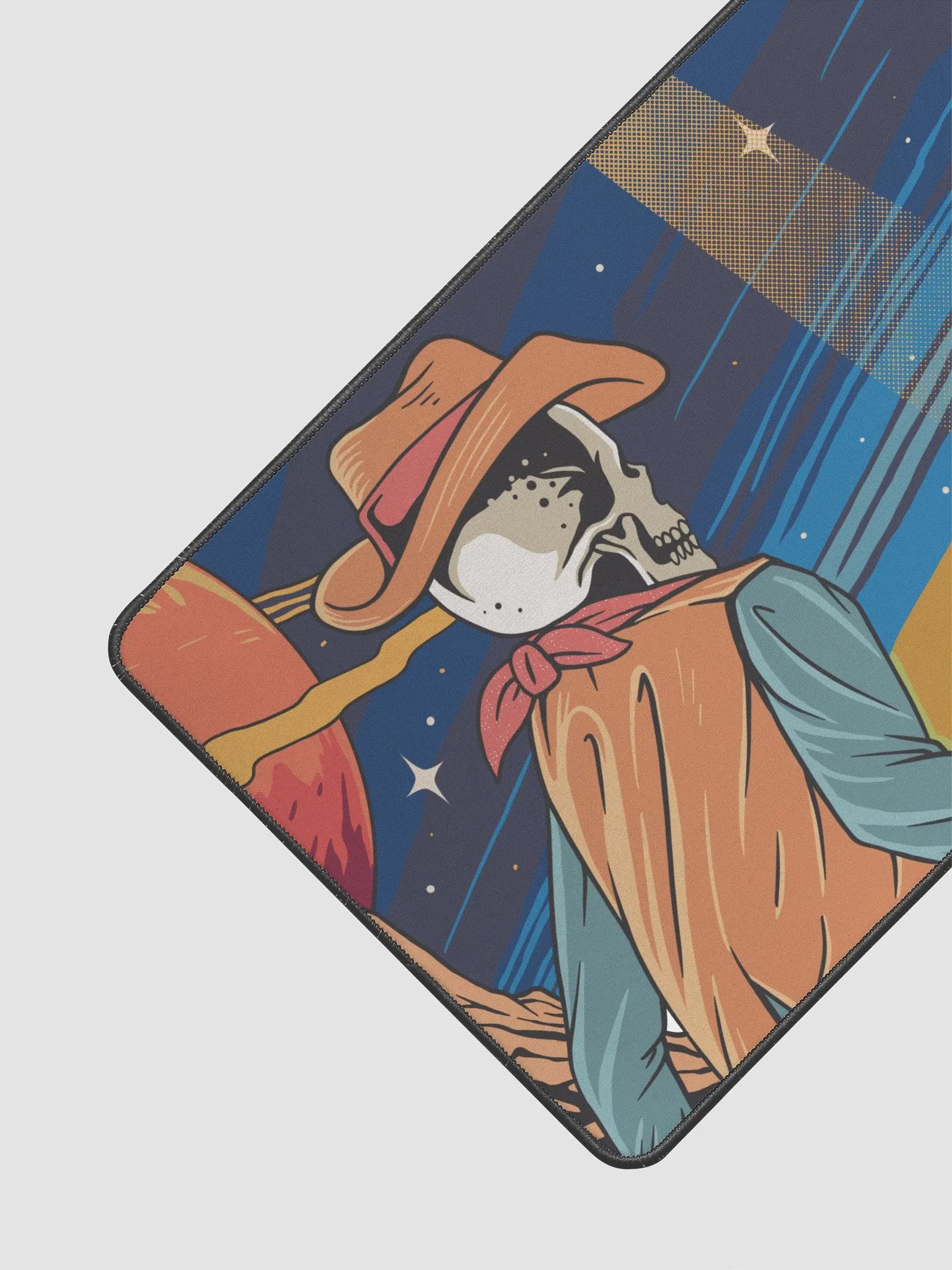 Skeleton Space Cowboys Desk Mat product image (3)