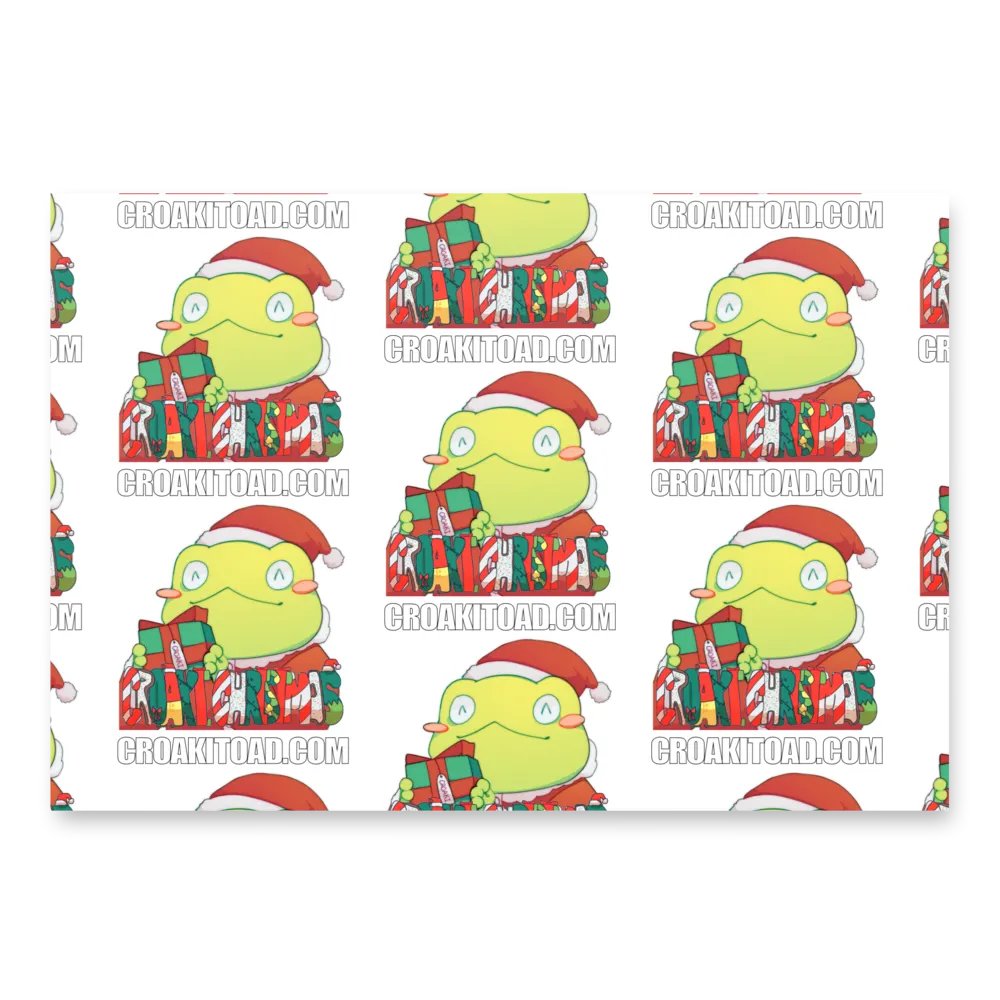 Croakitoad Wrapping Paper product image (1)