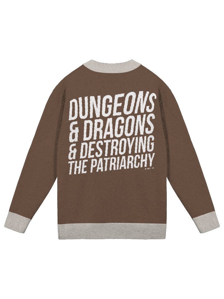 FUTILE DEVICE: DESTROYING THE PATRIARCHY (CARDIGAN) product image (10)