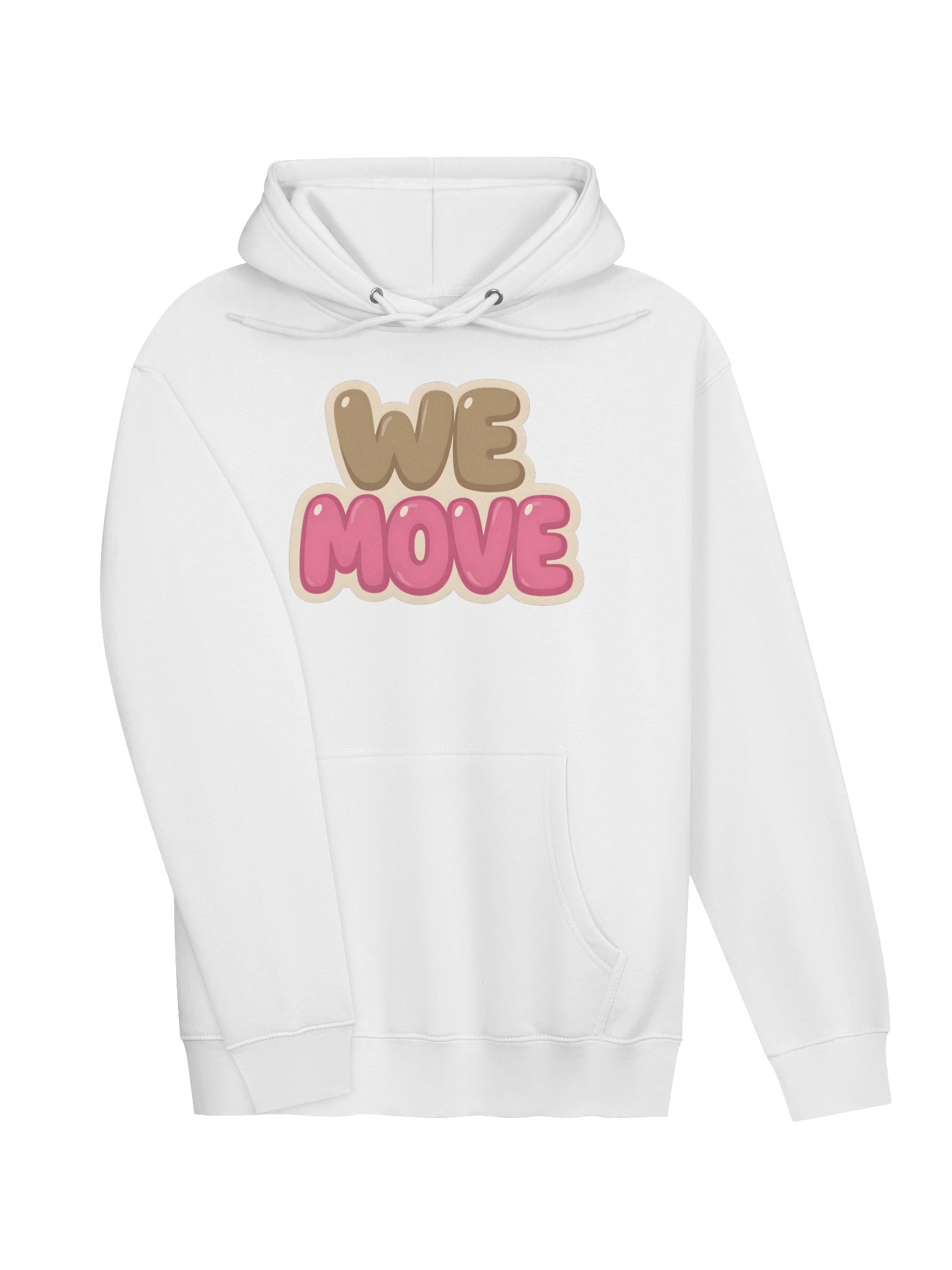 We Move Pullover Hoodie - White product image (3)