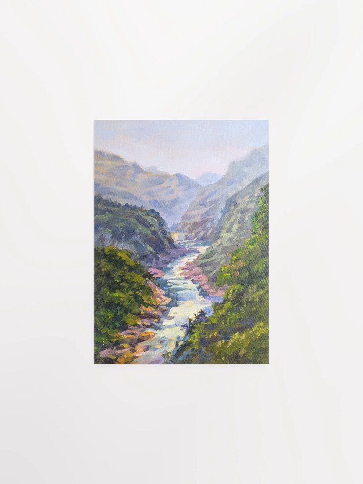 valley in the mountains-Oil Painting Paper Poster product image (6)
