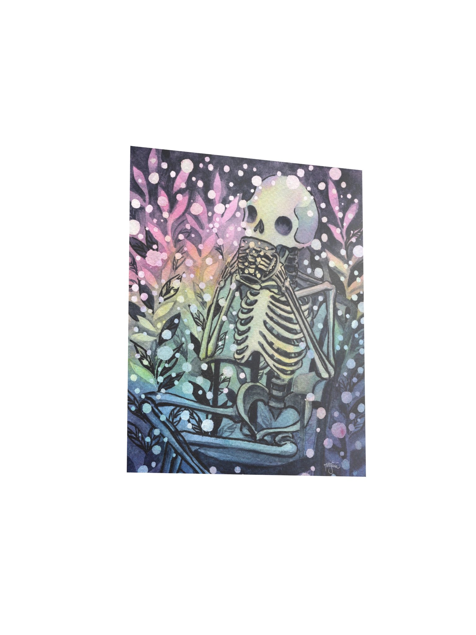Skeleton Tea ∙ Art Print product image (4)