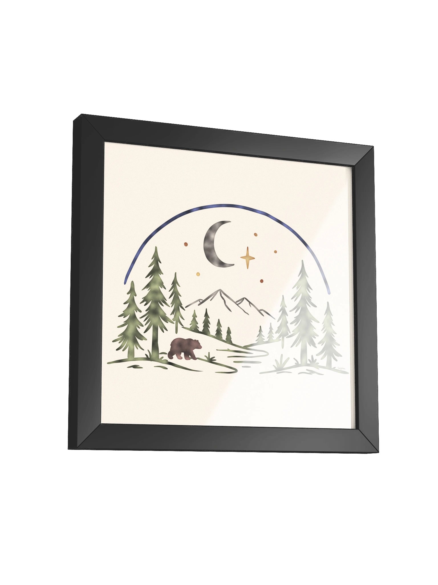 Moonlit Wilds Framed Poster product image (3)