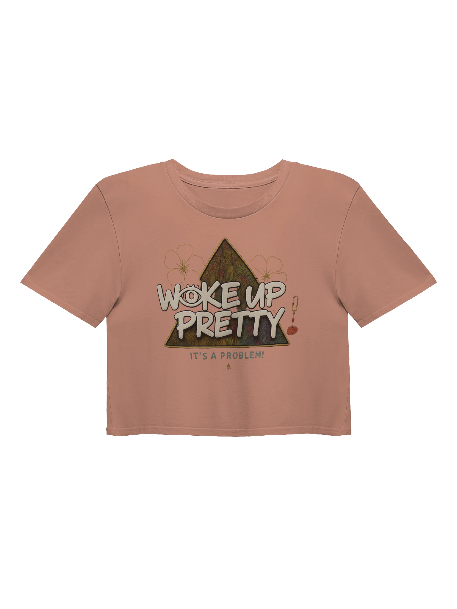“WOKE UP PRETTY” – AS Colour Women’s Premium Crop Tee product image (1)