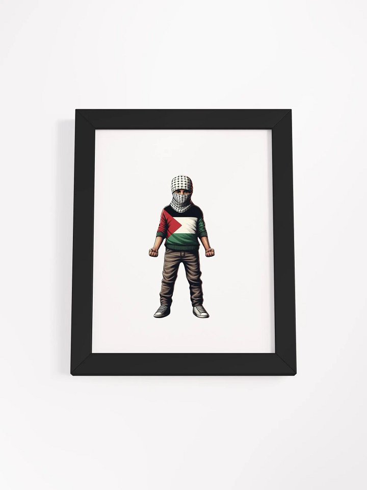 Framed High-Quality Matte Poster (in) | AI Design FREE PALETINA product image (1)