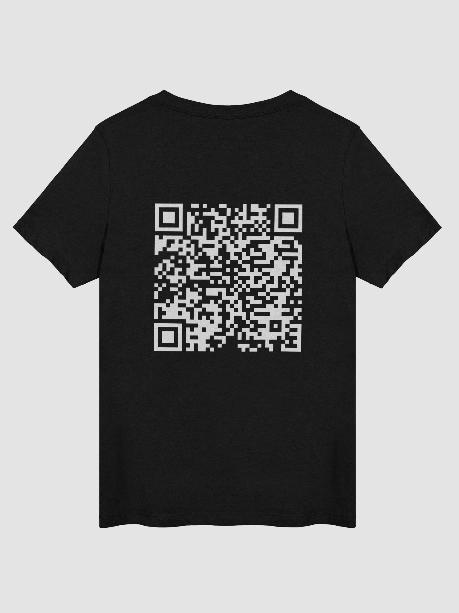 Different Qr code V-neck product image (2)