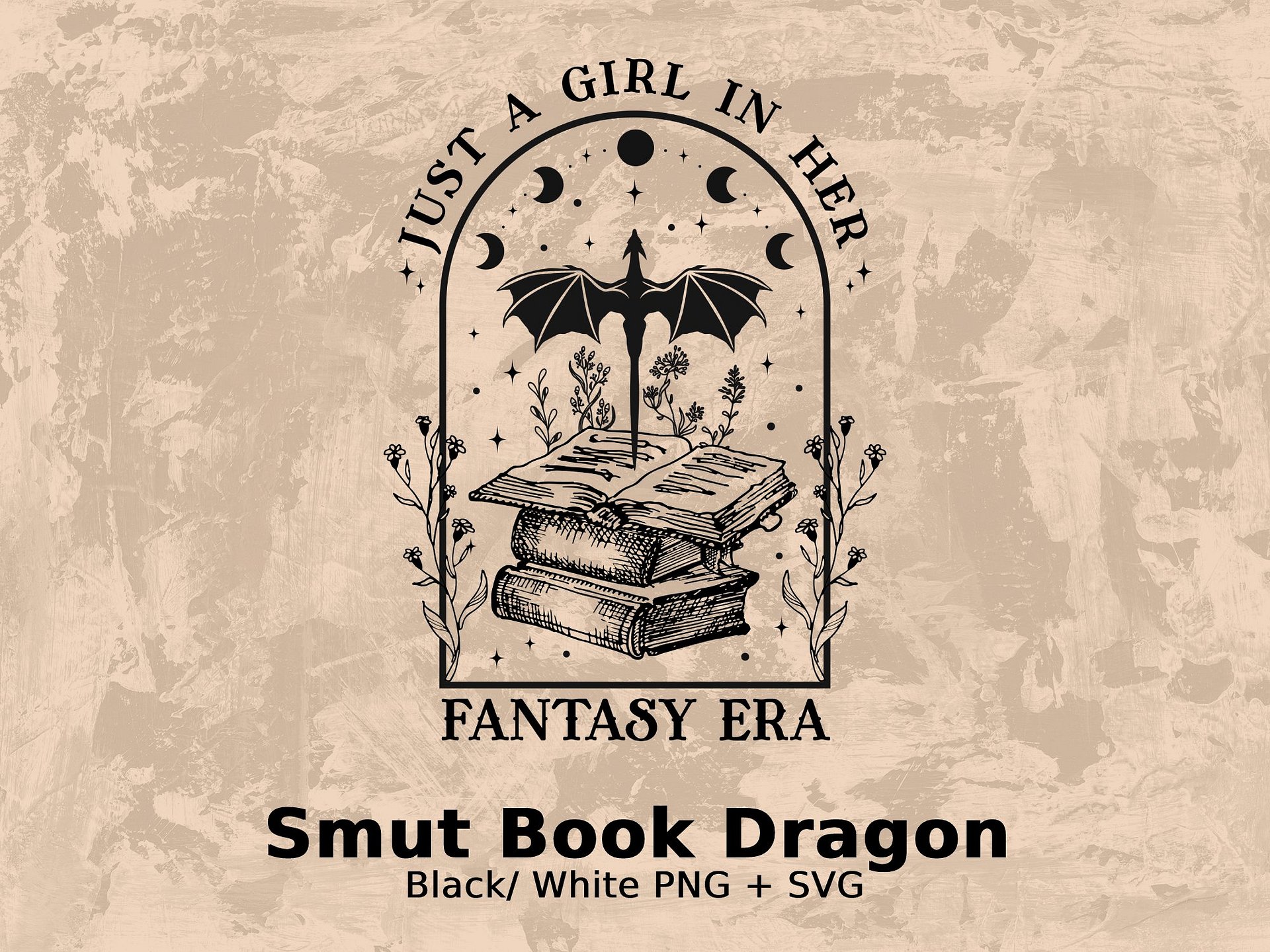 Bookish Lover Romantasy Smut Reader Bookish PNG SVG Cricut Sublimation Quote Logo, YA Fantasy Book, Instant Digital Download product image (5)