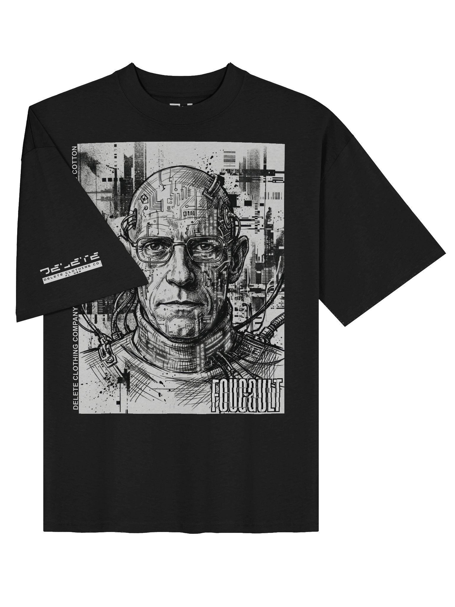 Delete "Foucault" Oversize T-Shirt product image (3)