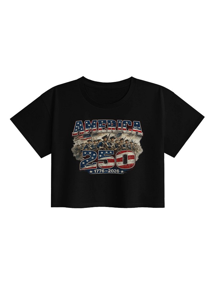 AMERICA 250 Women's AS Crop Top T-Shirt product image (1)