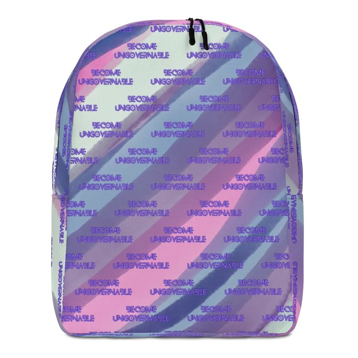 KC, Become Ungovernable (words only), Backpack product image (1)
