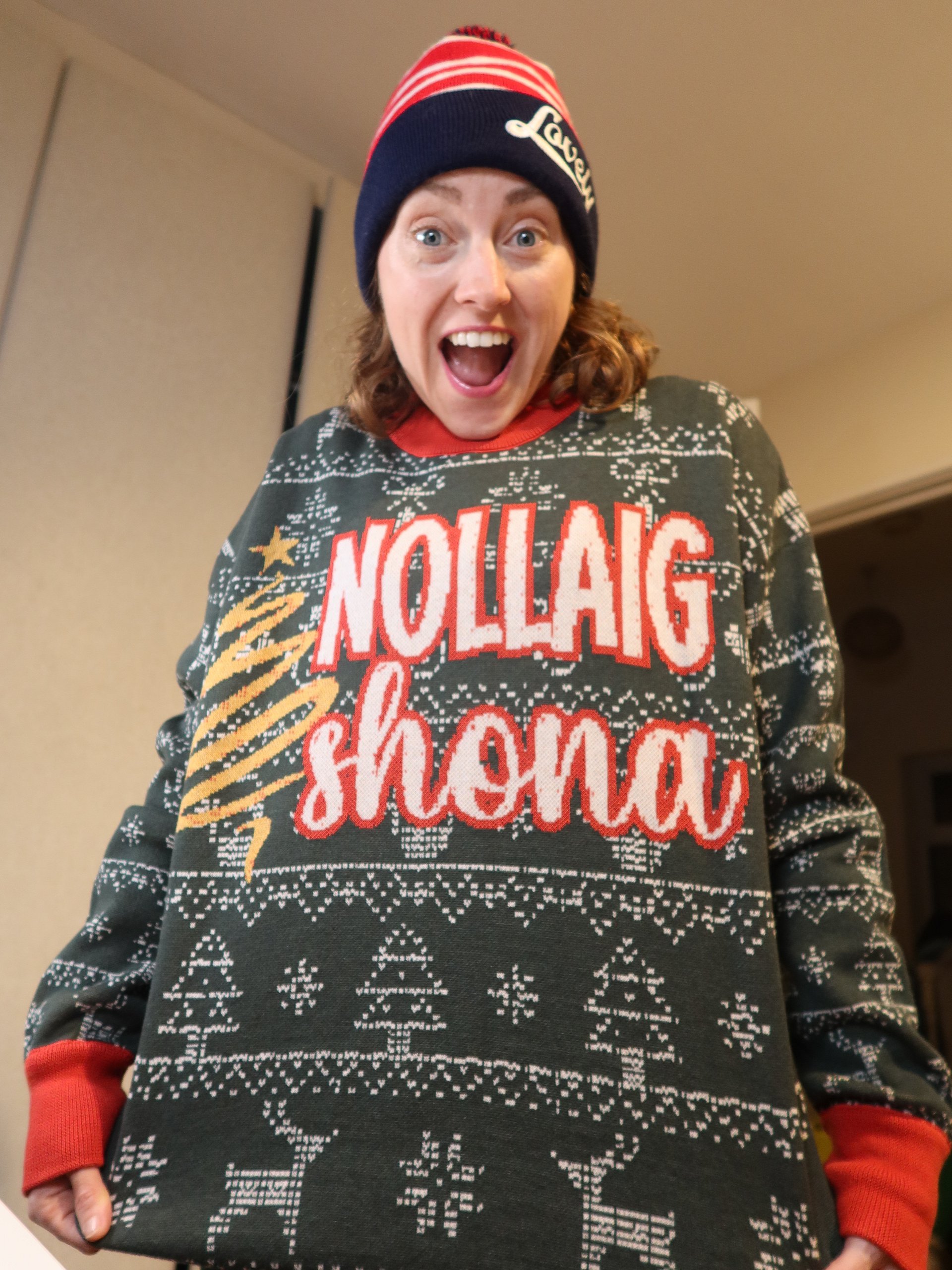 Irish Language Christmas Jumper - Happy Christmas in Irish / Gaeilge / Gaelic product image (5)
