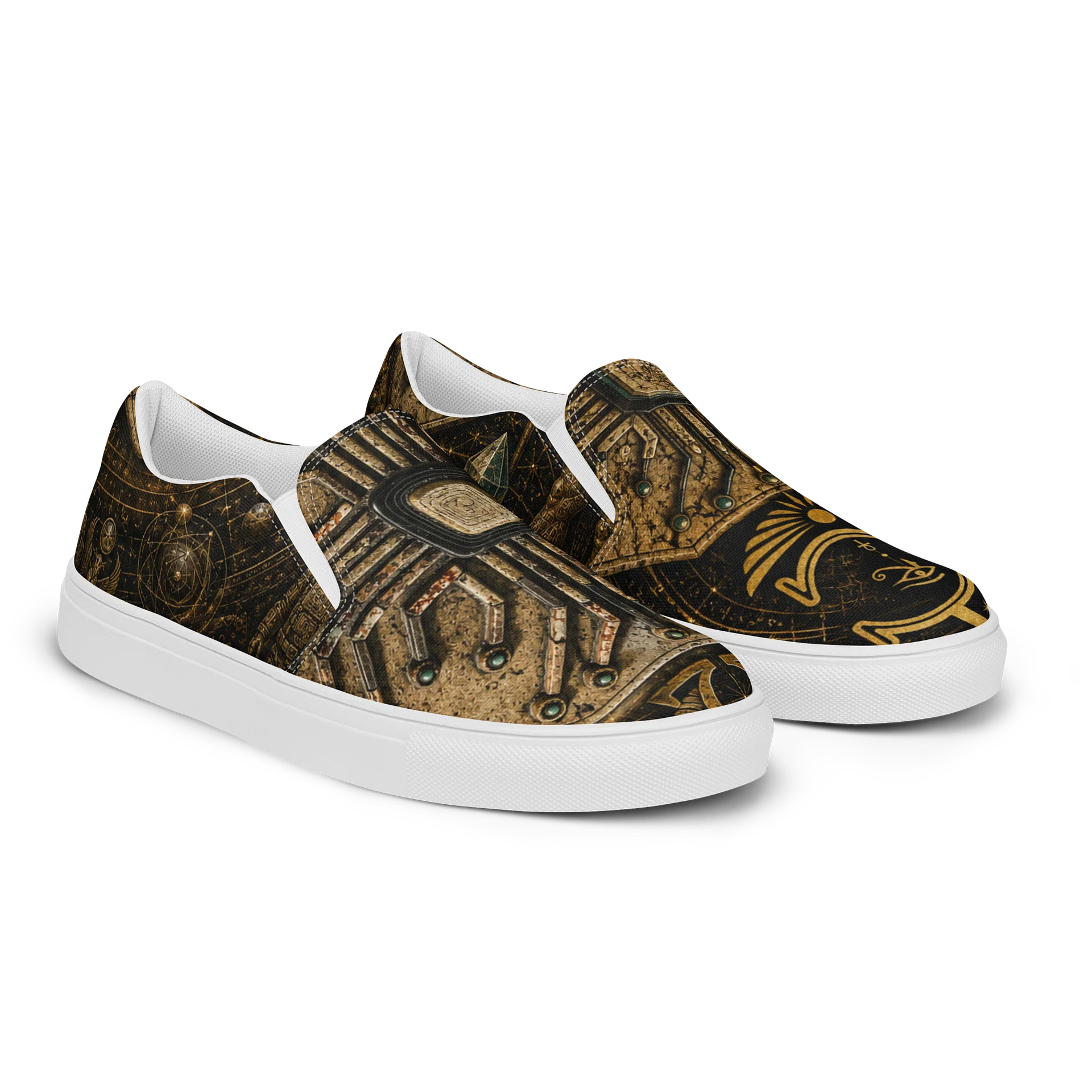 Womans Slip On Alpha and Omega Chiipped Shoe product image (2)