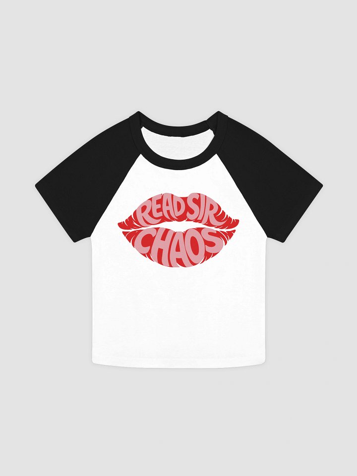 Read My Lips Raglan Baby Tee product image (1)