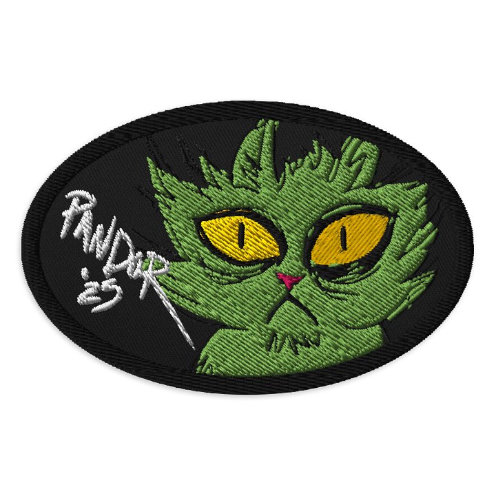 Scrankled Green Cat Patch product image (1)