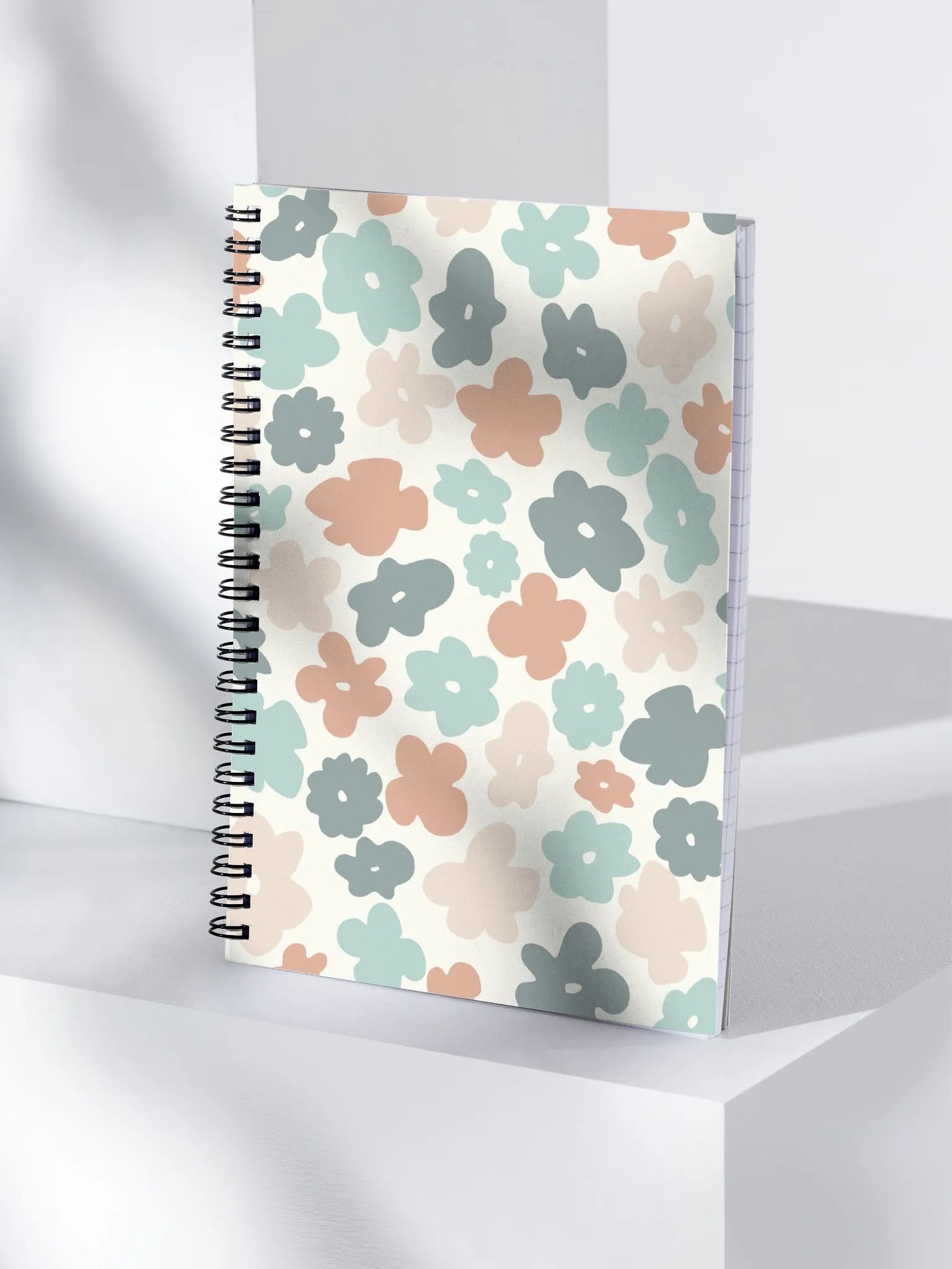 Boho Flower Spiral Notebook product image (4)