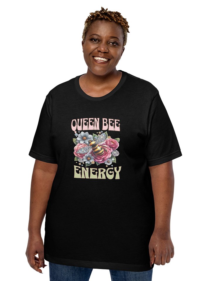 Queen Bee Energy T-Shirt | Floral Bee Design | Statement Tee product image (1)