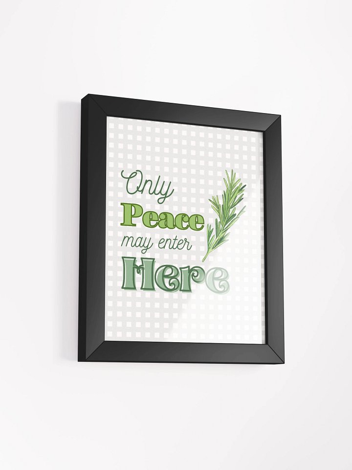Only Peace May Enter Here – Rosemary House Blessing Sign product image (8)