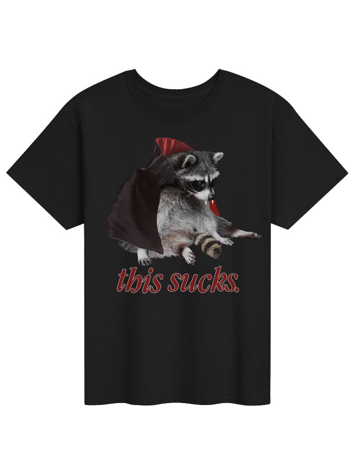 This Sucks - Halloween vampire raccoon t-shirt product image (45)
