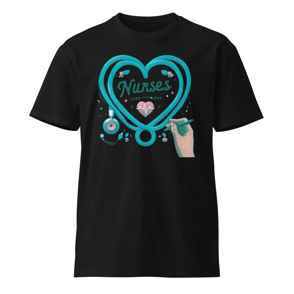 Heartfelt Nurses: Lead with Love T-Shirt product image (1)