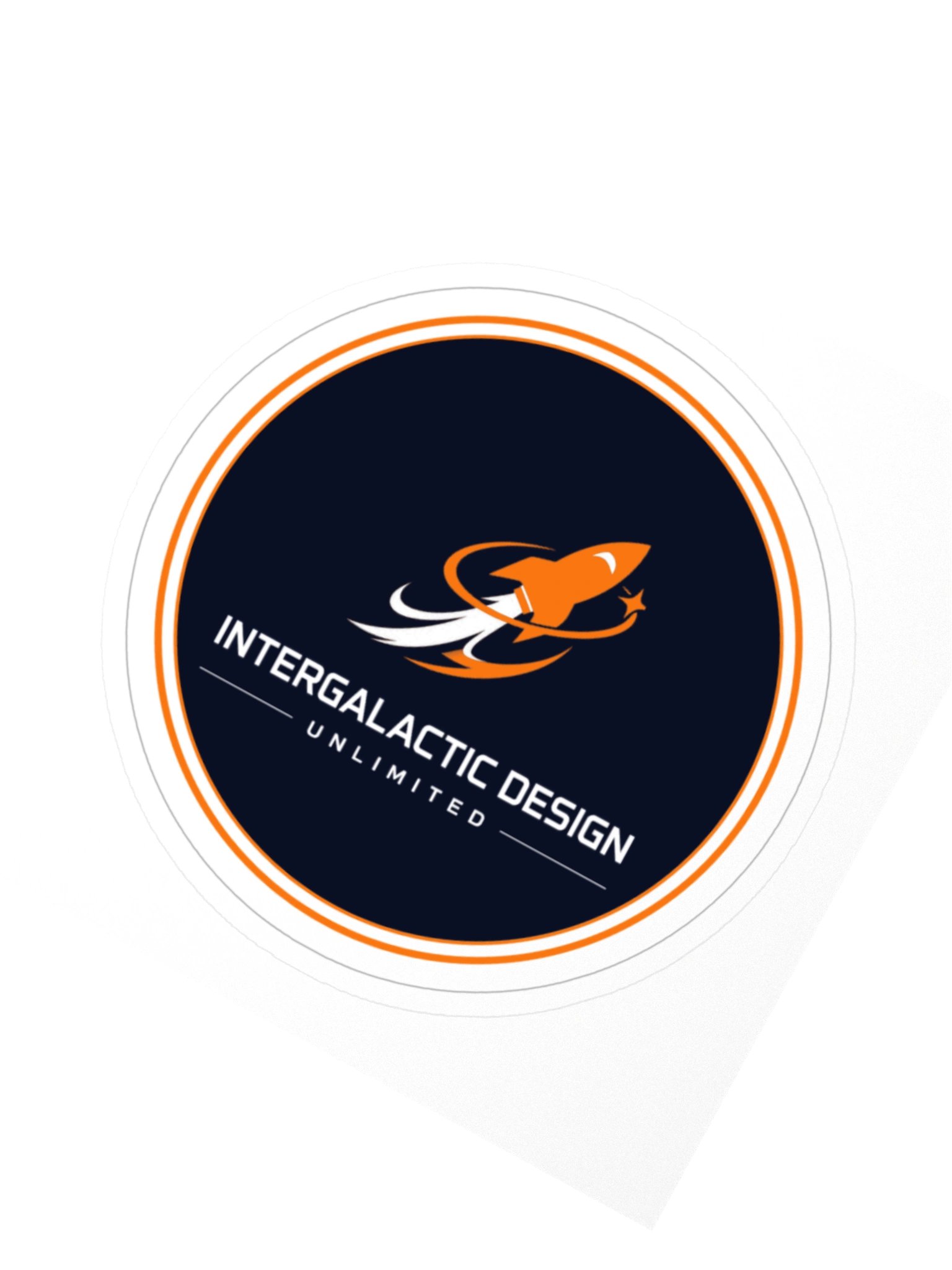 Rocket Ring Logo Sticker (3 in) product image (2)