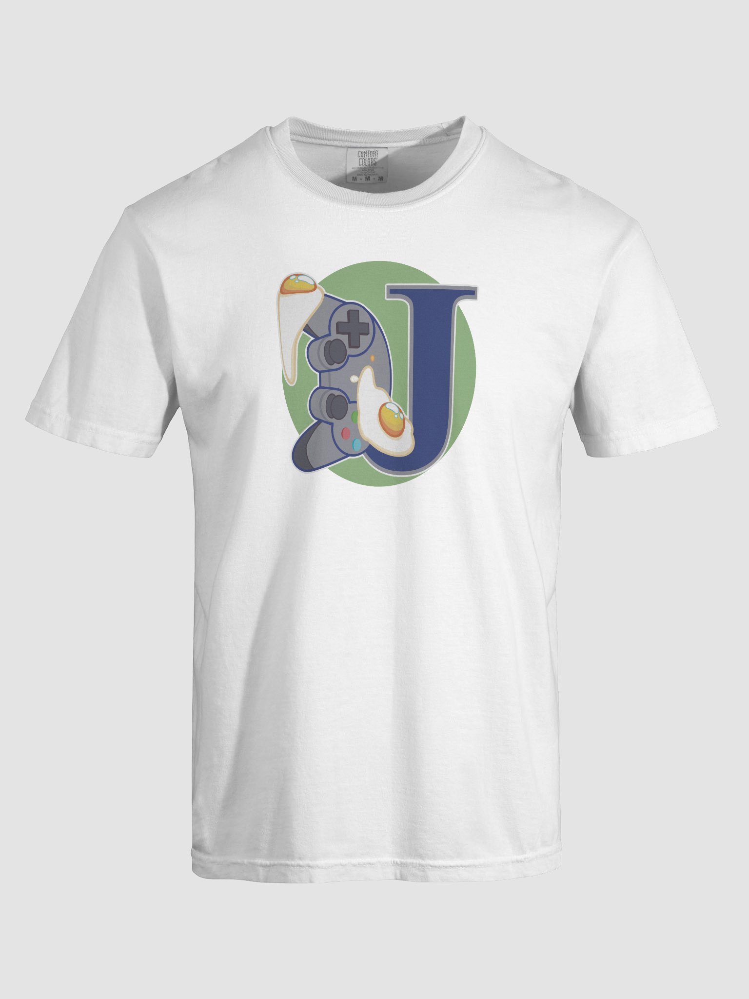 Delicious White Tee (Green Logo) product image (7)