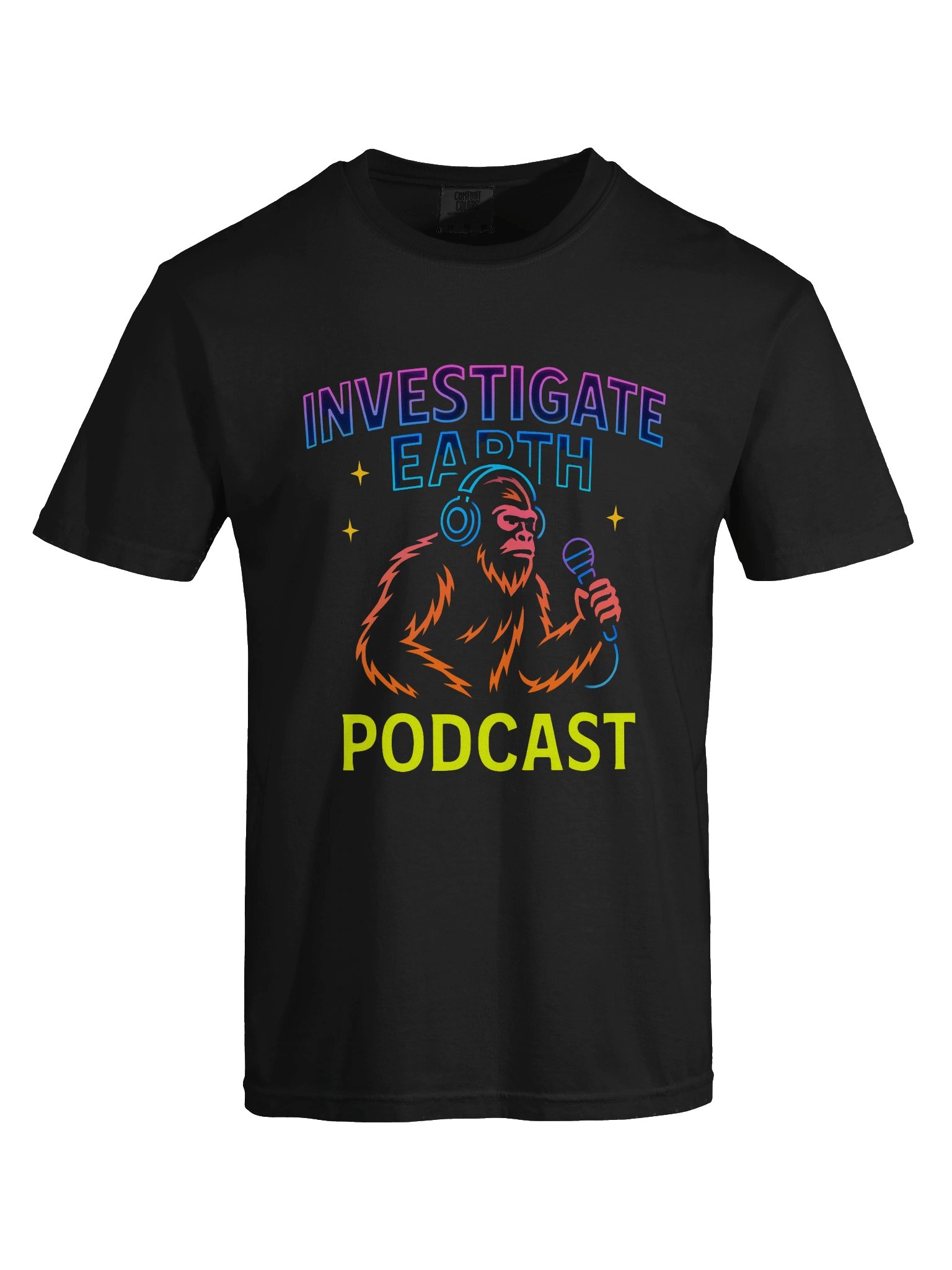 Neon Bigfoot T-shirt product image (5)