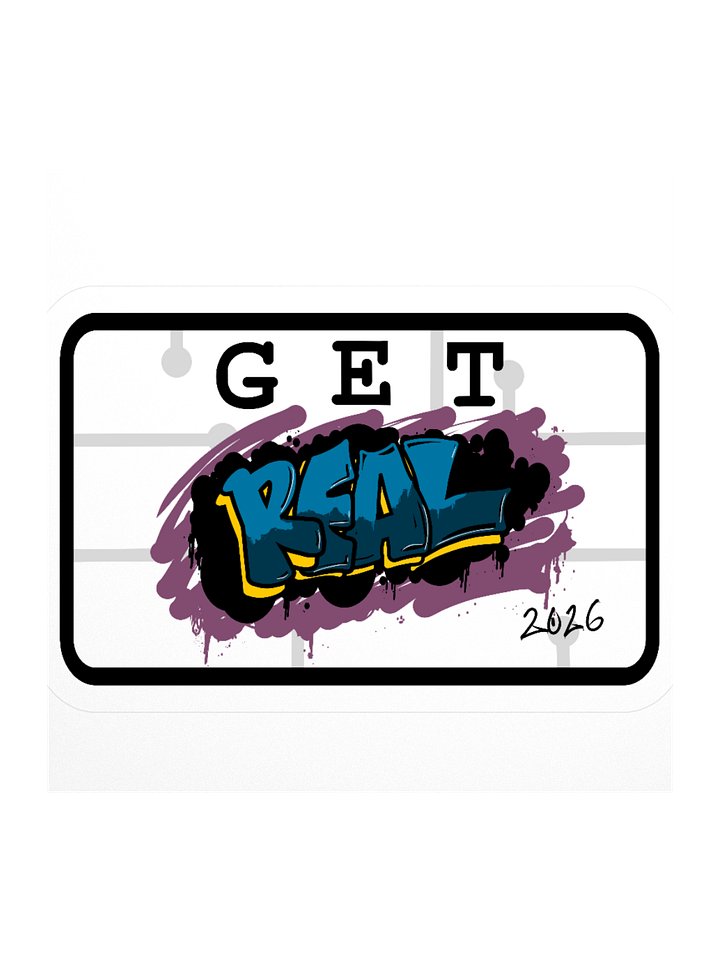 Get Real Sticker product image (1)