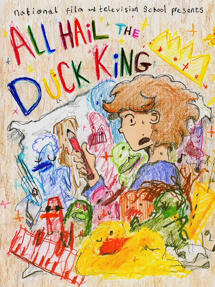 'All Hail the Duck King' A5 Poster product image (1)