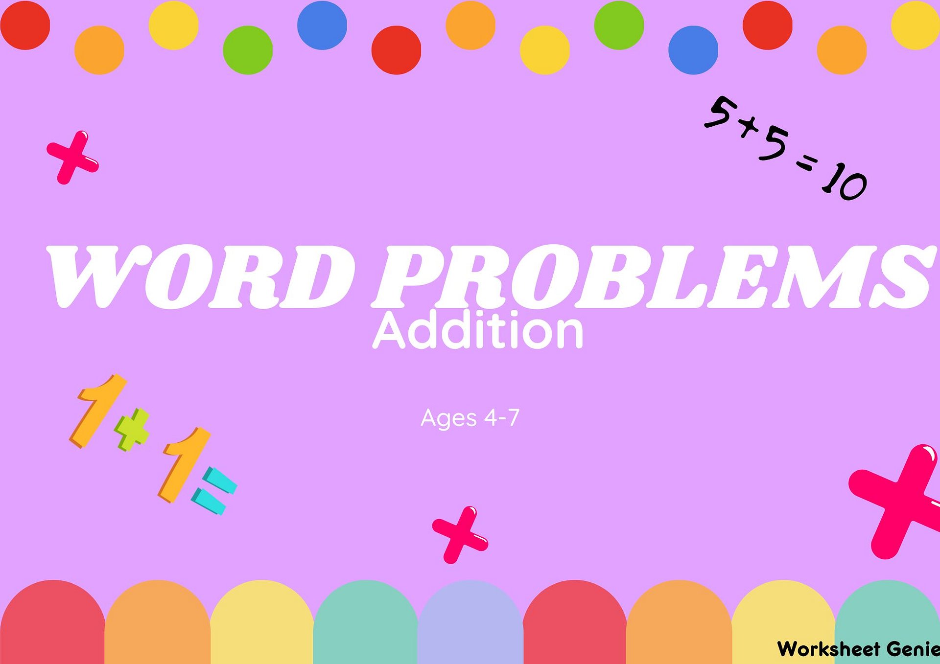 Word Problems – Addition Practice for Ages 4-7 product image (1)