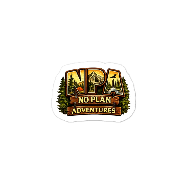 No Plan Adventures Outdoor NPA Decal product image (1)