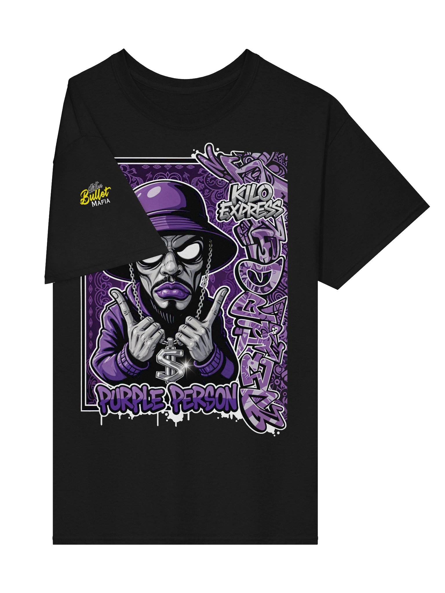 Kilo Express - Money Soldier Purple Person Tee product image (12)