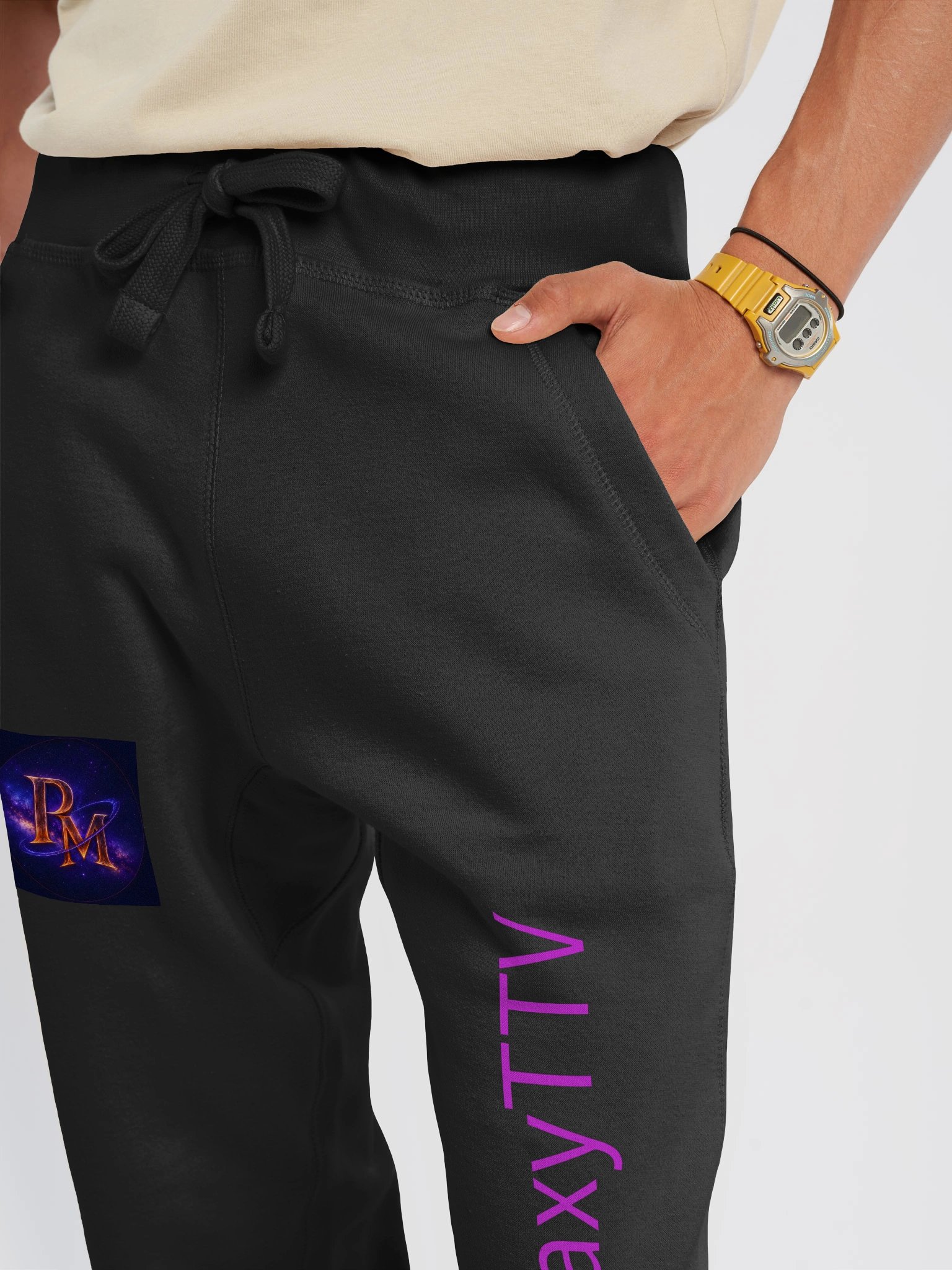 Dark Grey Galaxy Sweats product image (2)