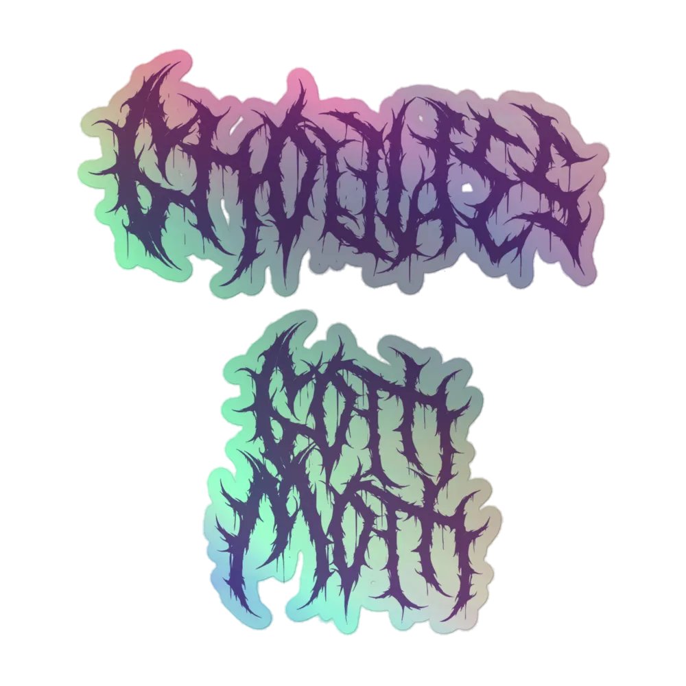 Gothic Holo Stickers product image (1)