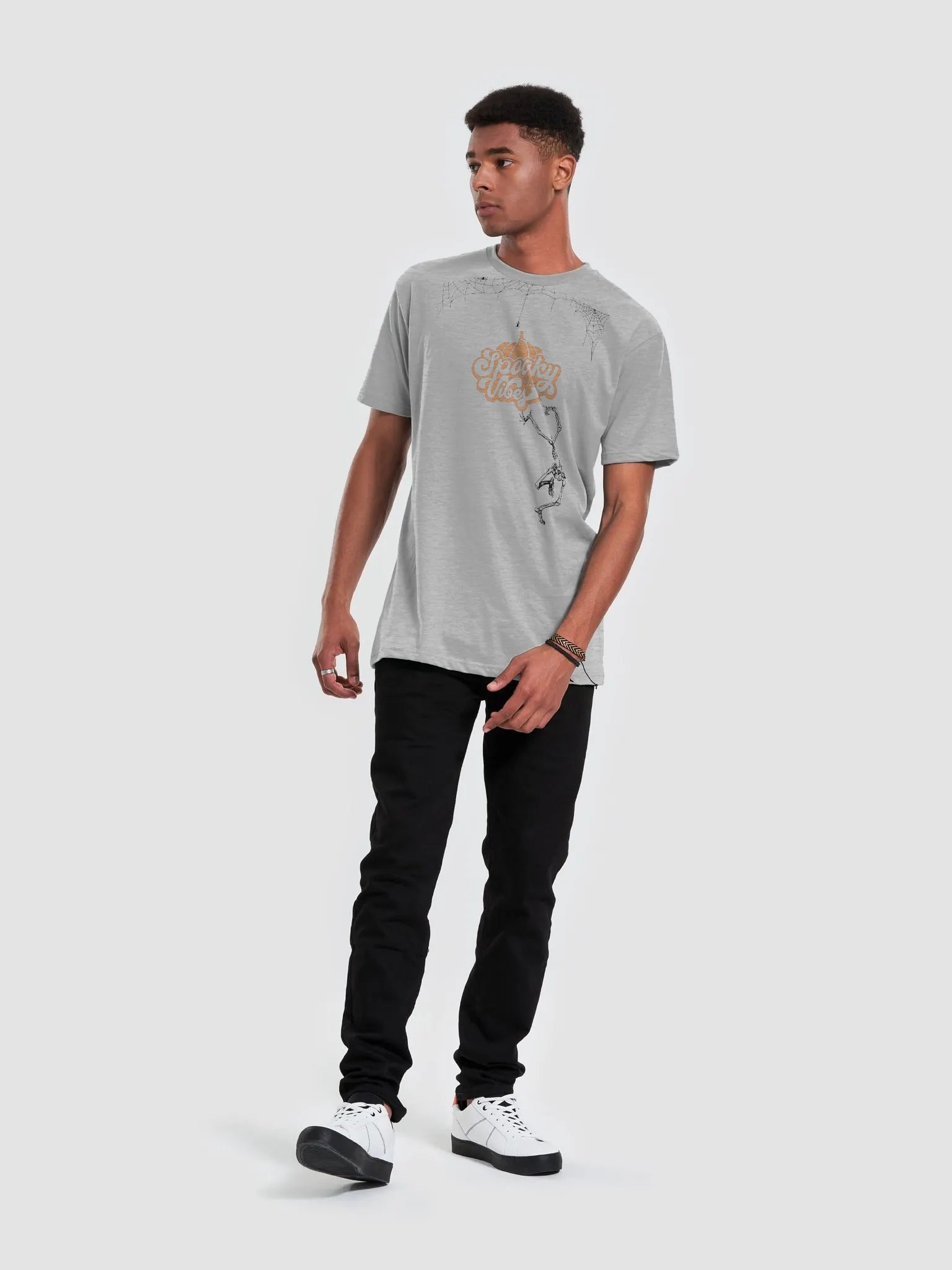 spooky vibes Skelton tshirt product image (6)