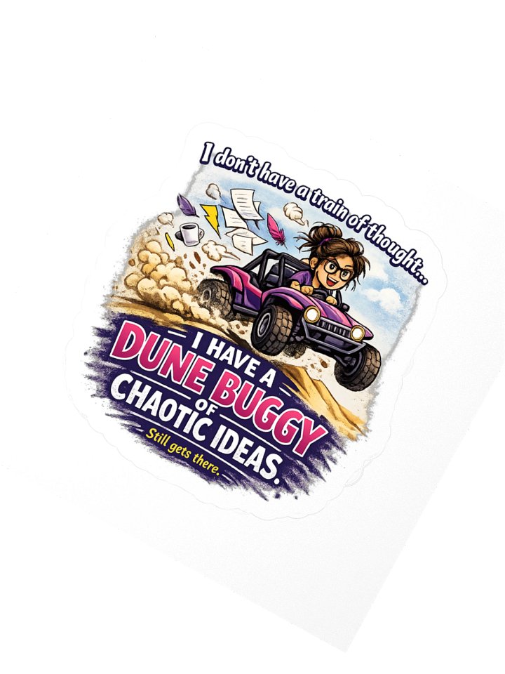 Dune Buggy of Chaotic Ideas Sticker product image (4)