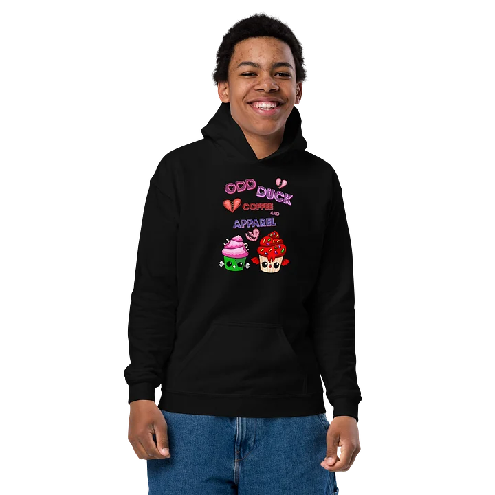 Odd Duck Cupcake Youth Hoodie product image (5)