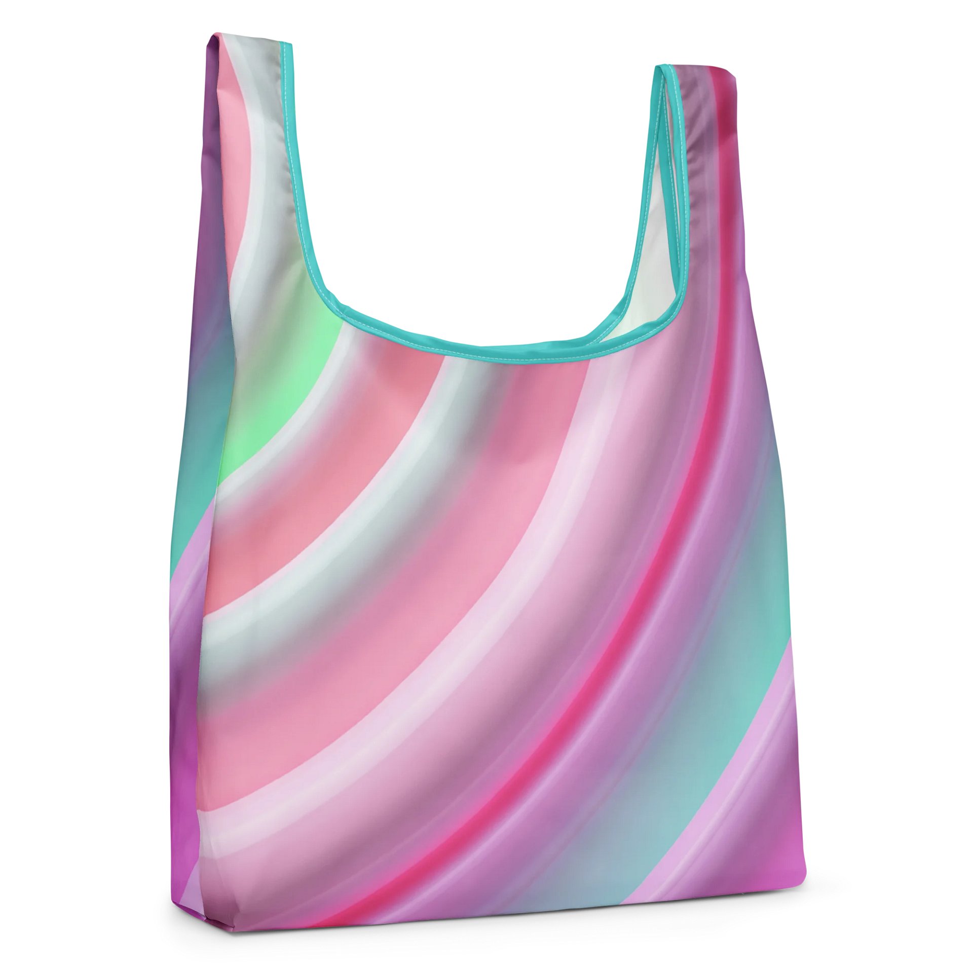 Pastel Waves All-Over Tote Bag product image (4)